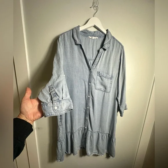 MELISSA NEPTON  Nancy ftencel denim dress  Size XL - Picture 11 of 17